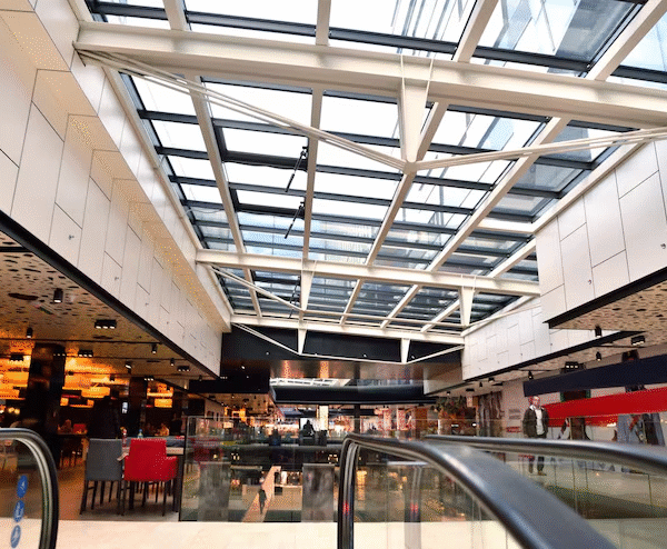 Enhancing Retail Spaces with Natural Light from Roof Openings