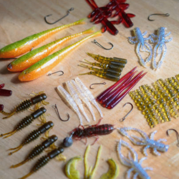 Premium Plastic Fishing Lures with Lifelike Swimming Motion