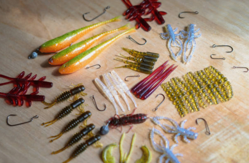 Premium Plastic Fishing Lures with Lifelike Swimming Motion