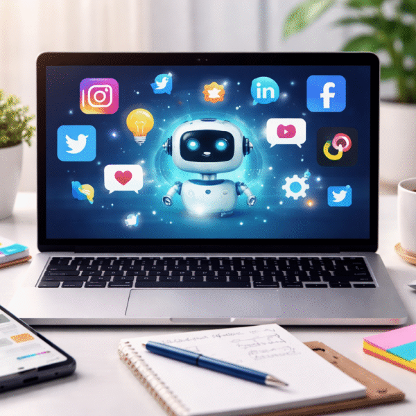 How an AI Content Generator for Social Media Helps Marketers Save Time